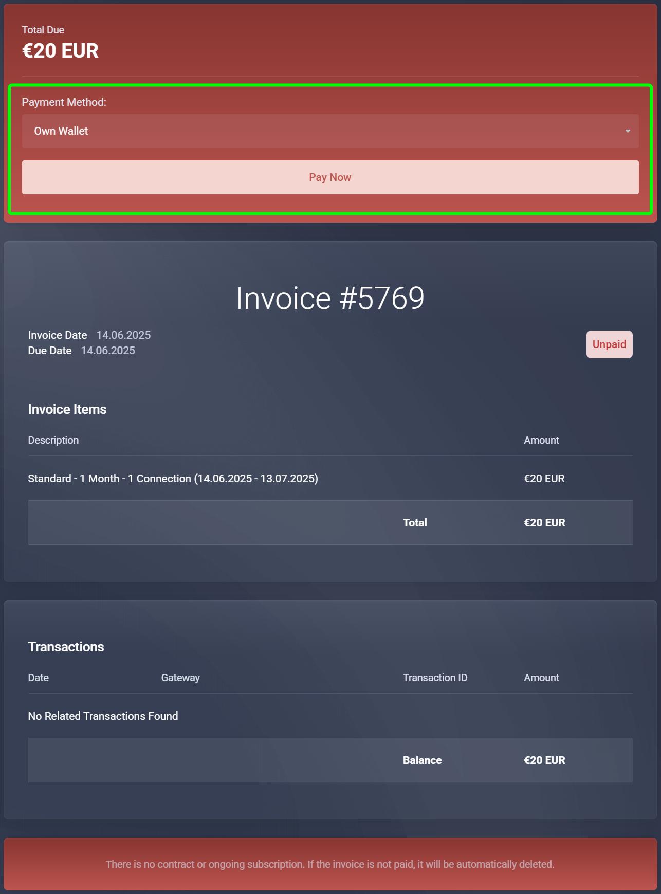 Invoice